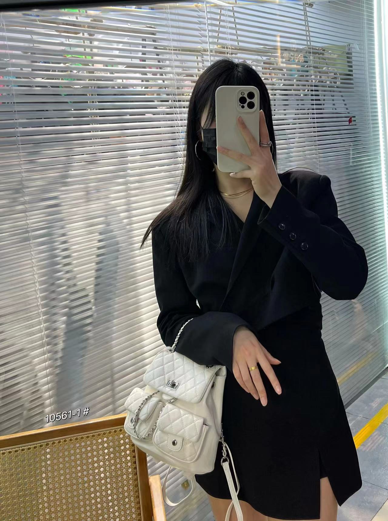 Quilted Flap Mini Backpack