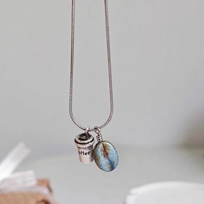 Coffee Bean Chic Necklace