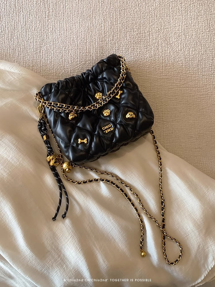 Quilted Icon Puppy Pouch