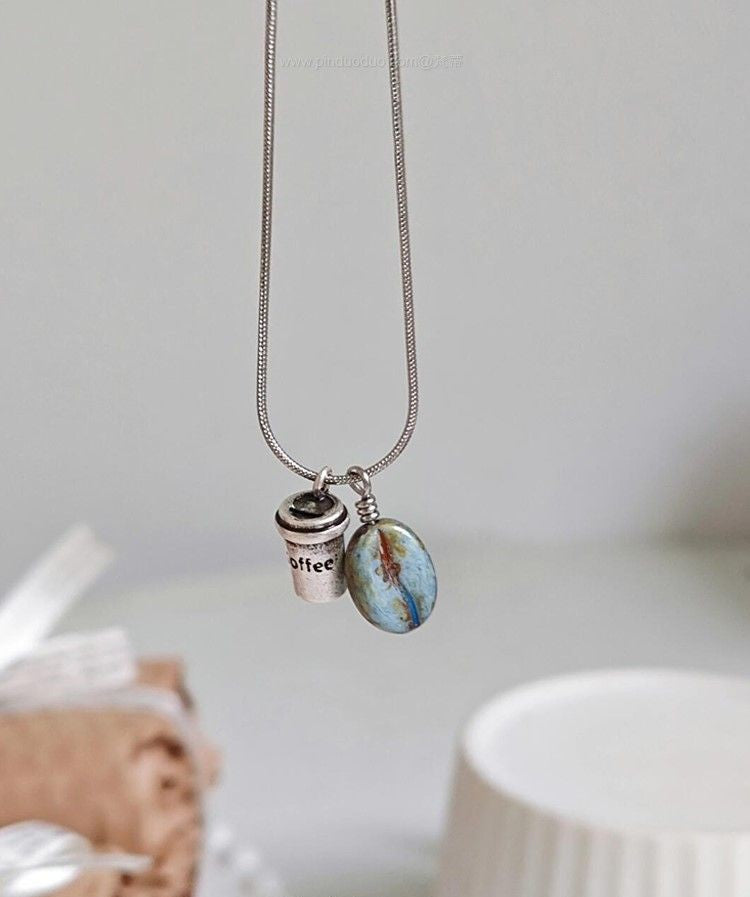 Coffee Bean Chic Necklace