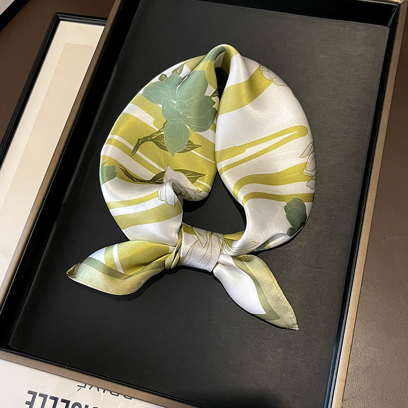Petal Whisper Silk Scarf