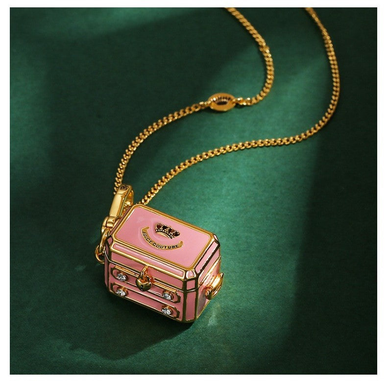 Enamel-Glazed Pendant - Pandora Box