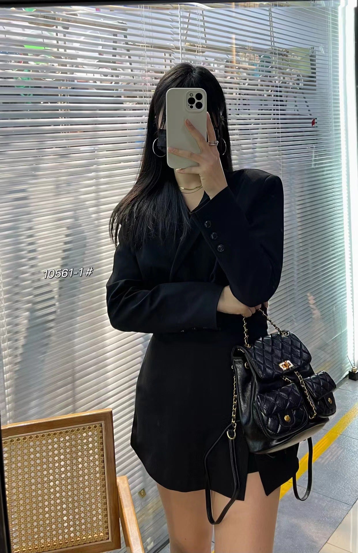 Quilted Flap Mini Backpack
