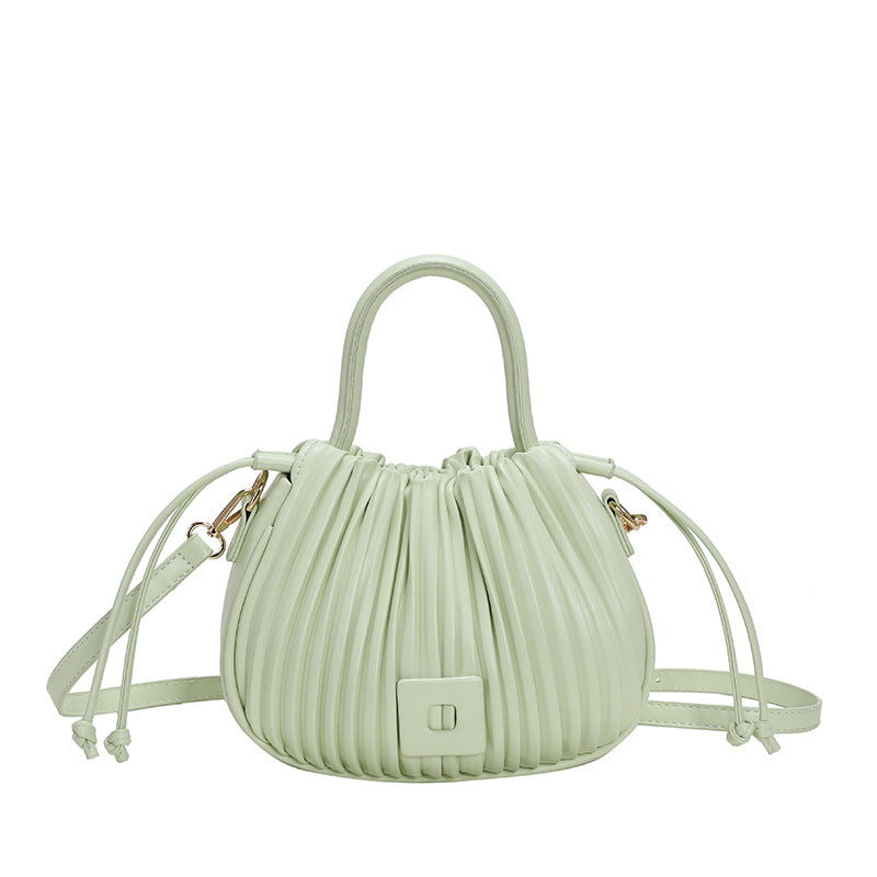 Aria Pleated Shoulder Bag