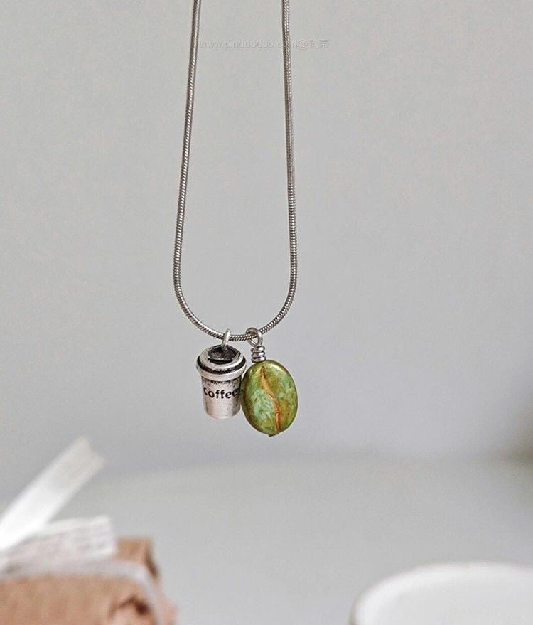 Coffee Bean Chic Necklace
