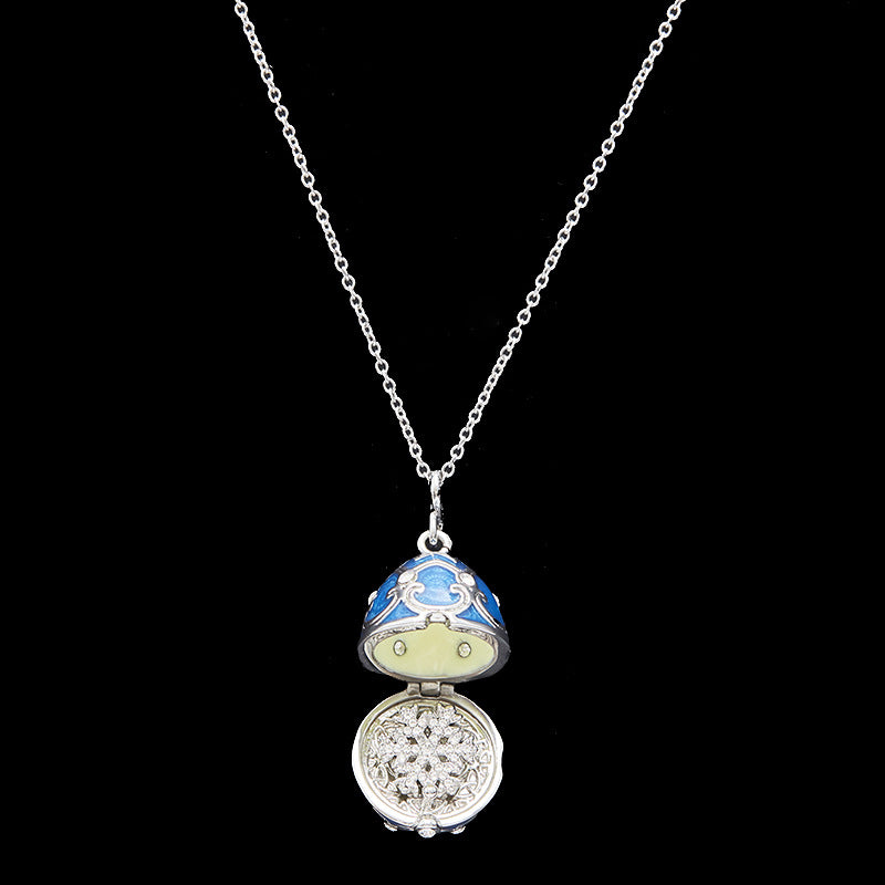 Enamel-Glazed Pendant - Treasure Egg