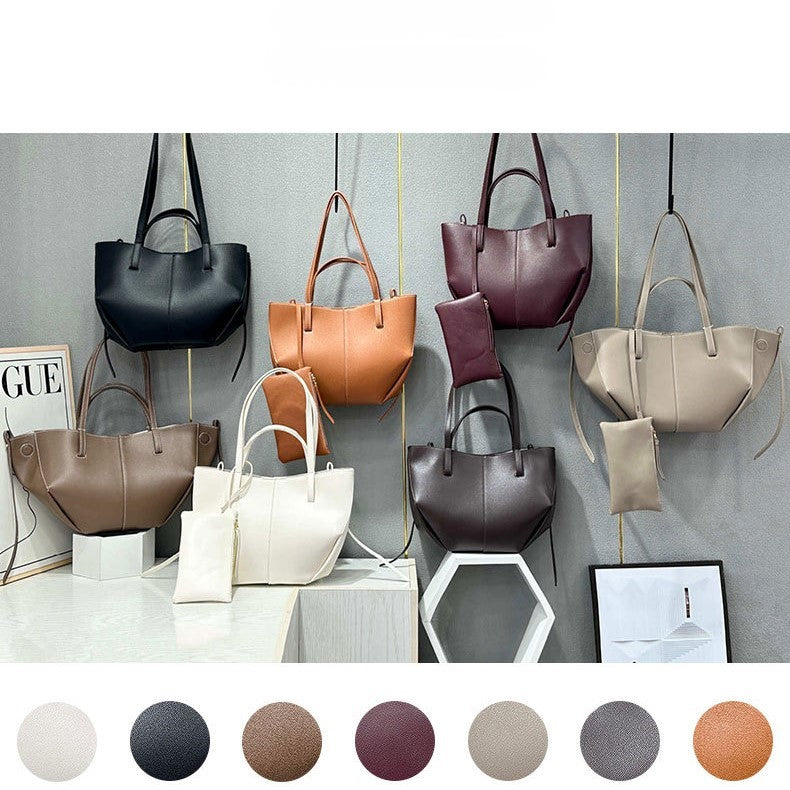 Tulip Leather Tote
