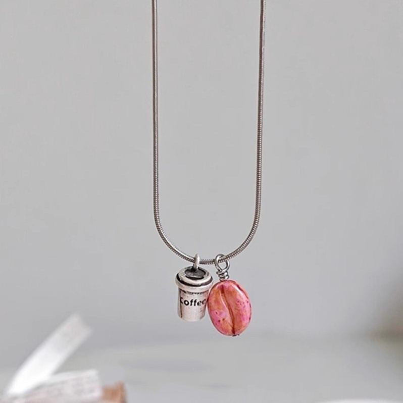 Coffee Bean Chic Necklace