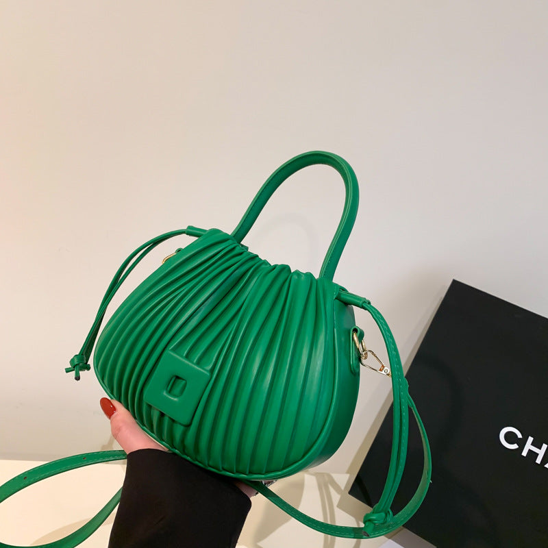 Aria Pleated Shoulder Bag