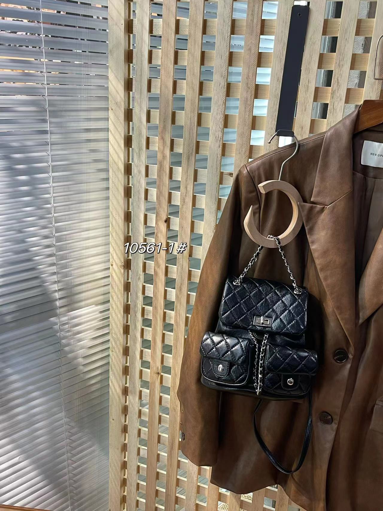 Quilted Flap Mini Backpack