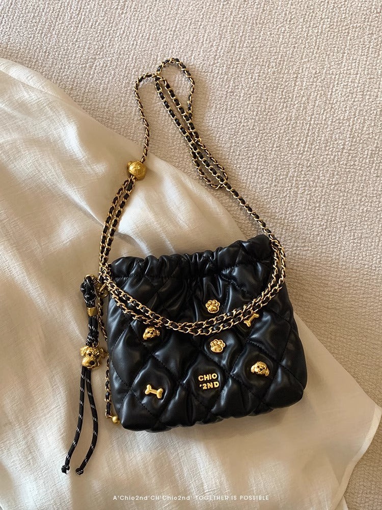 Quilted Icon Puppy Pouch