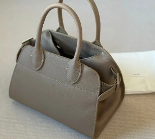 Grand Buckle Top-Handle Tote