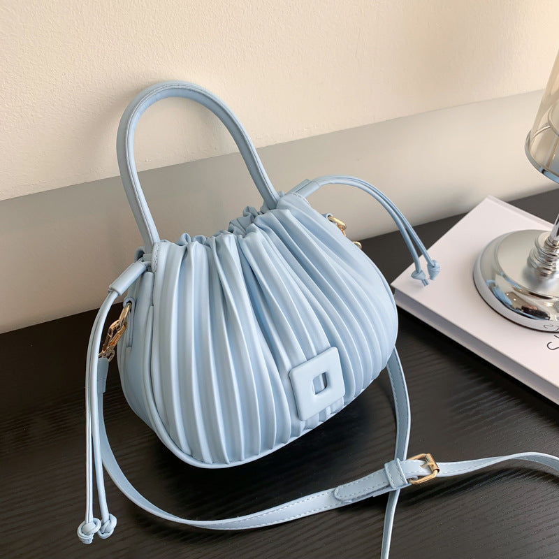 Aria Pleated Shoulder Bag