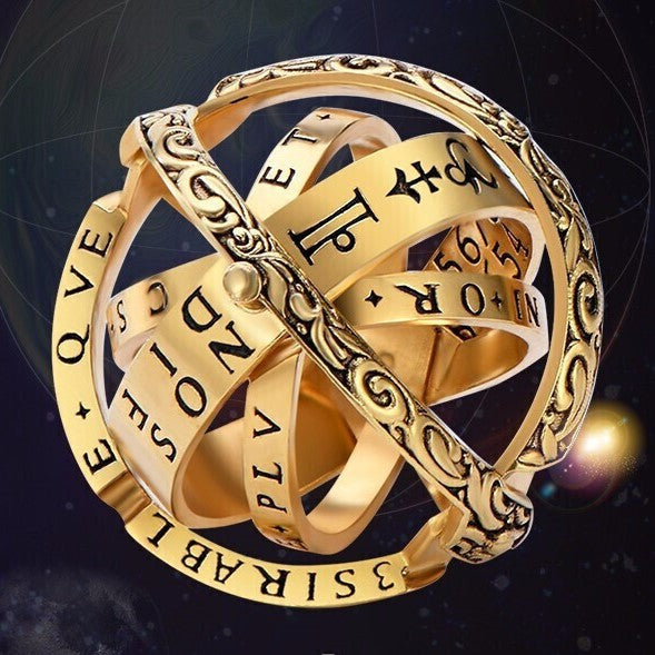 Astronomical Sphere Pendant Ring