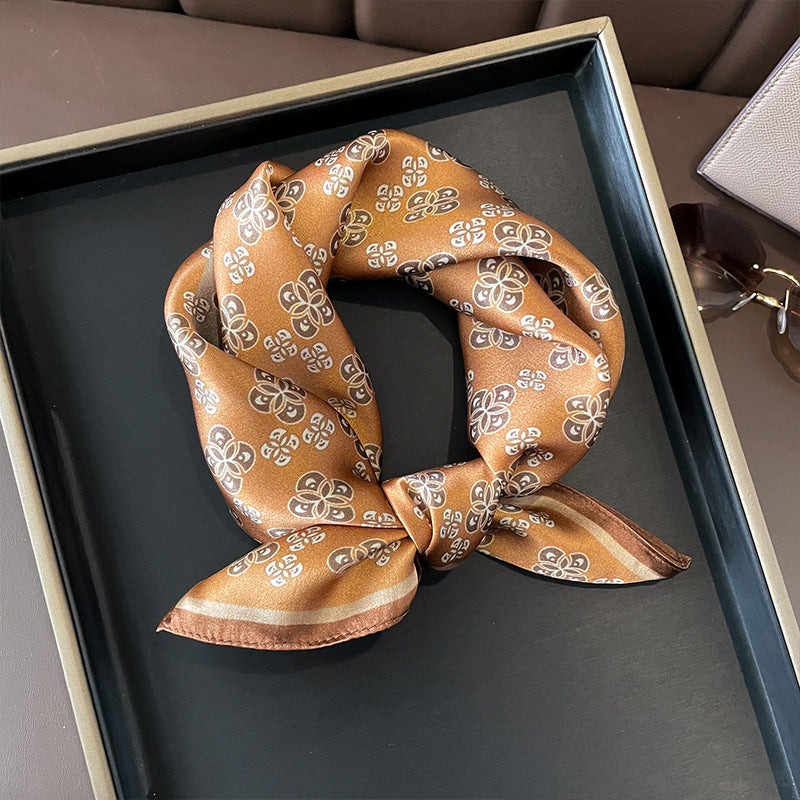 Petal Whisper Silk Scarf