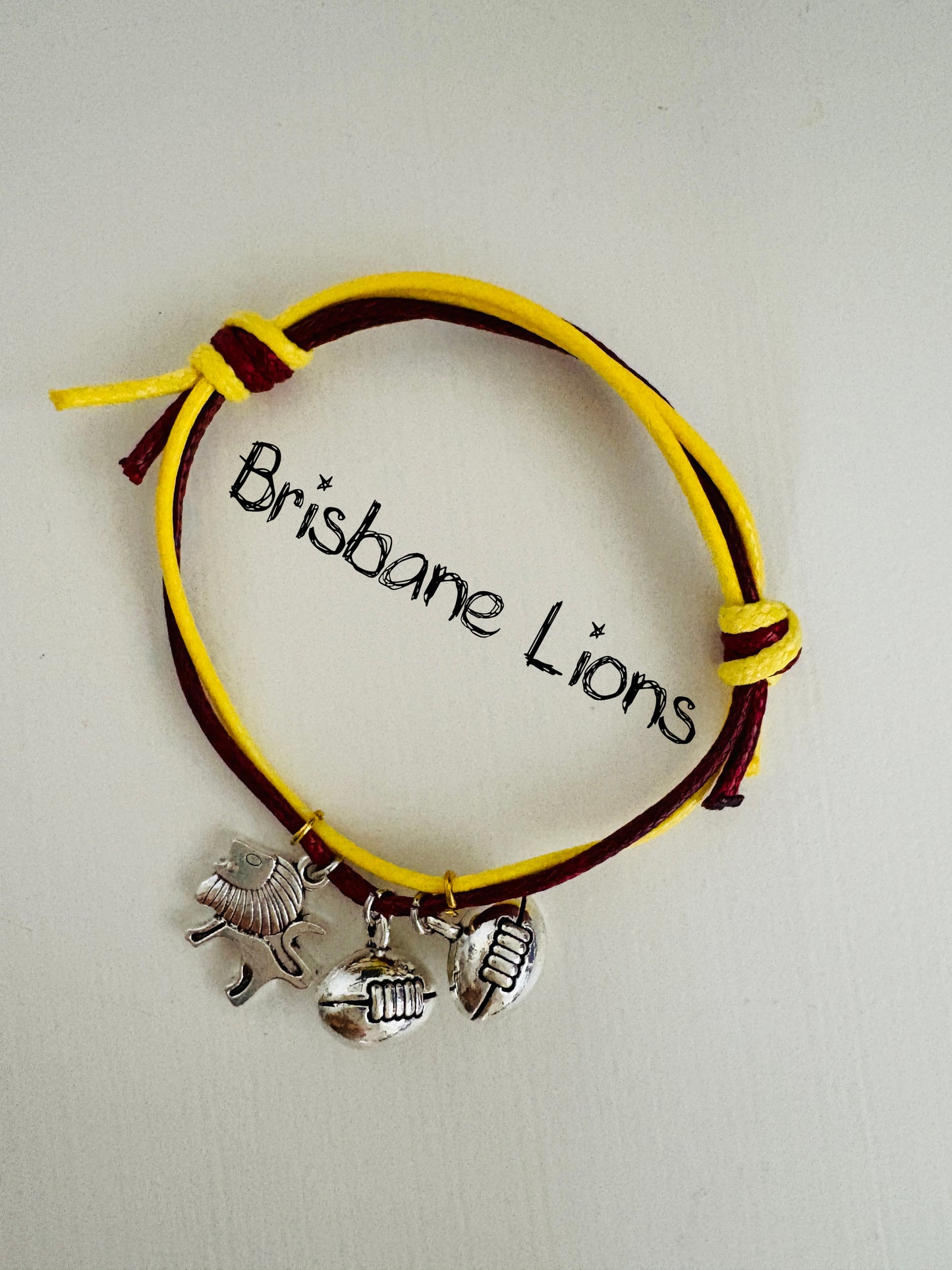 Handcrafted AFL Team Bracelets by Freya & Masha