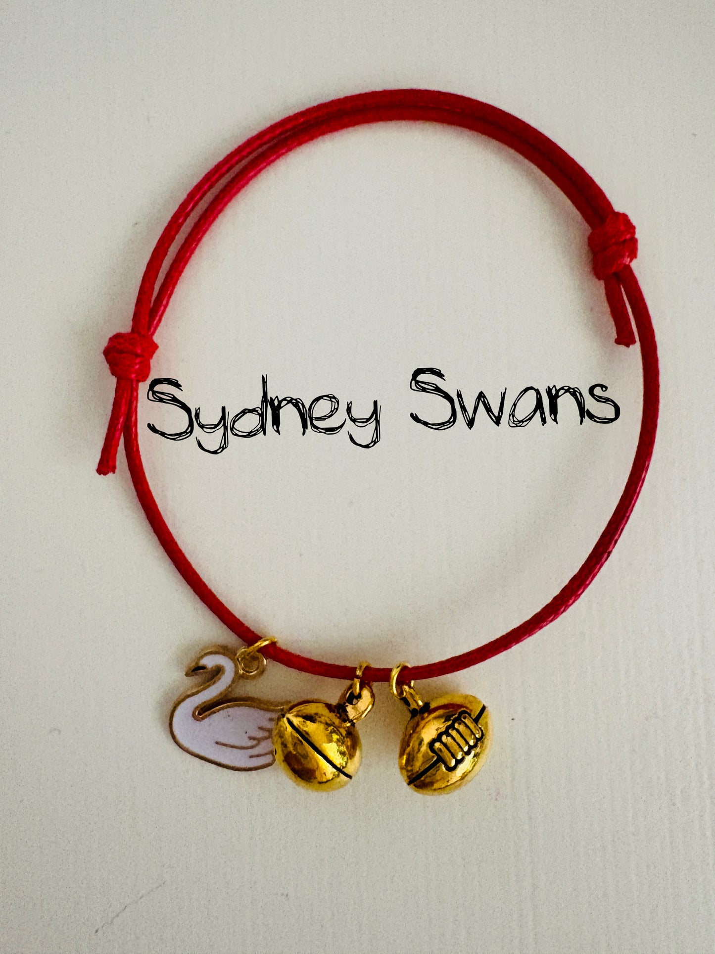 Handcrafted AFL Team Bracelets by Freya & Masha