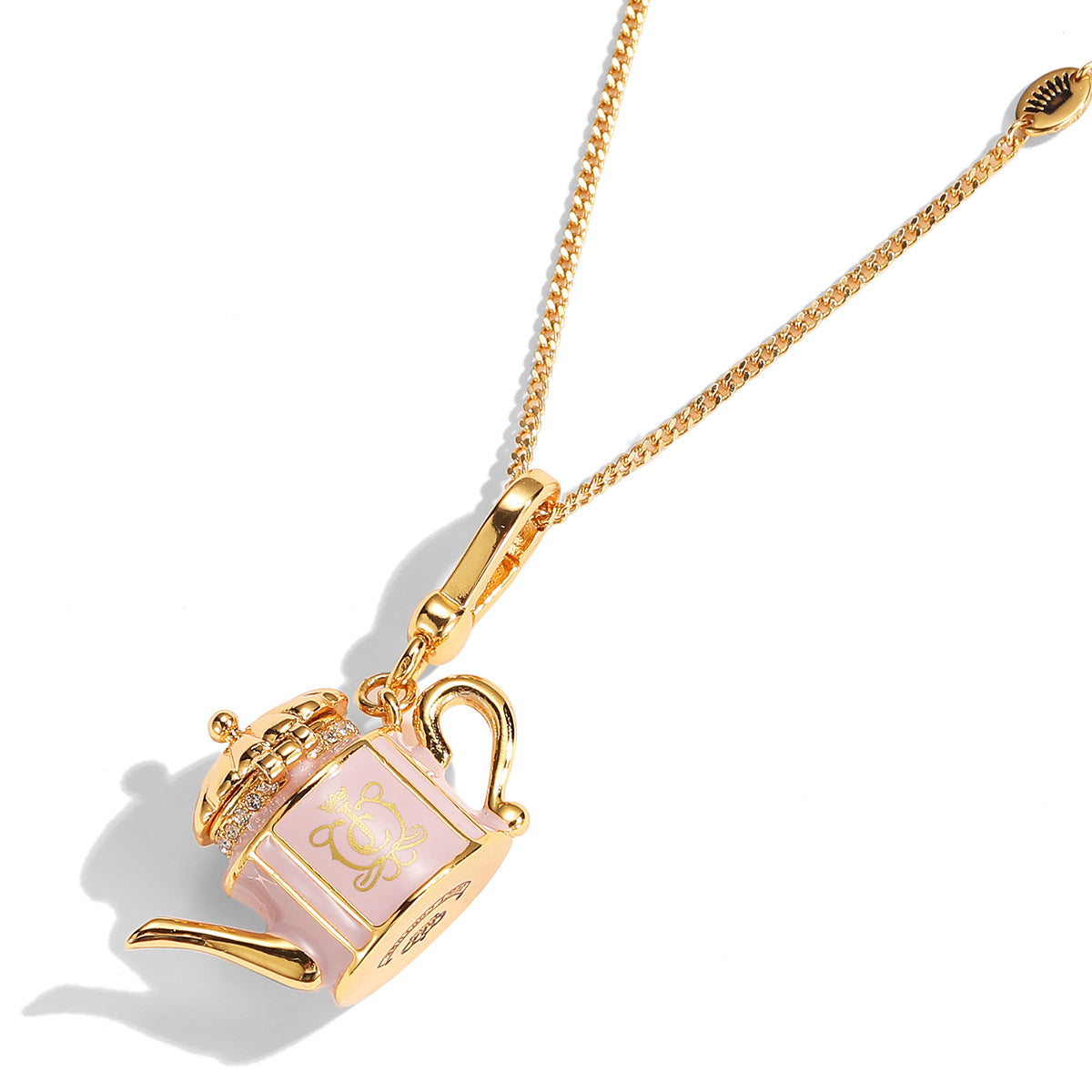 Enamel-Glazed Pendant - Teapot