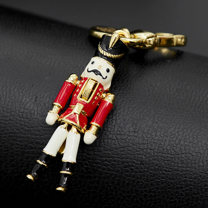 Enamel-Glazed Pendant - Nutcracker