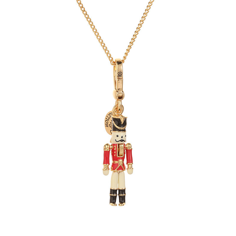 Enamel-Glazed Pendant - Nutcracker