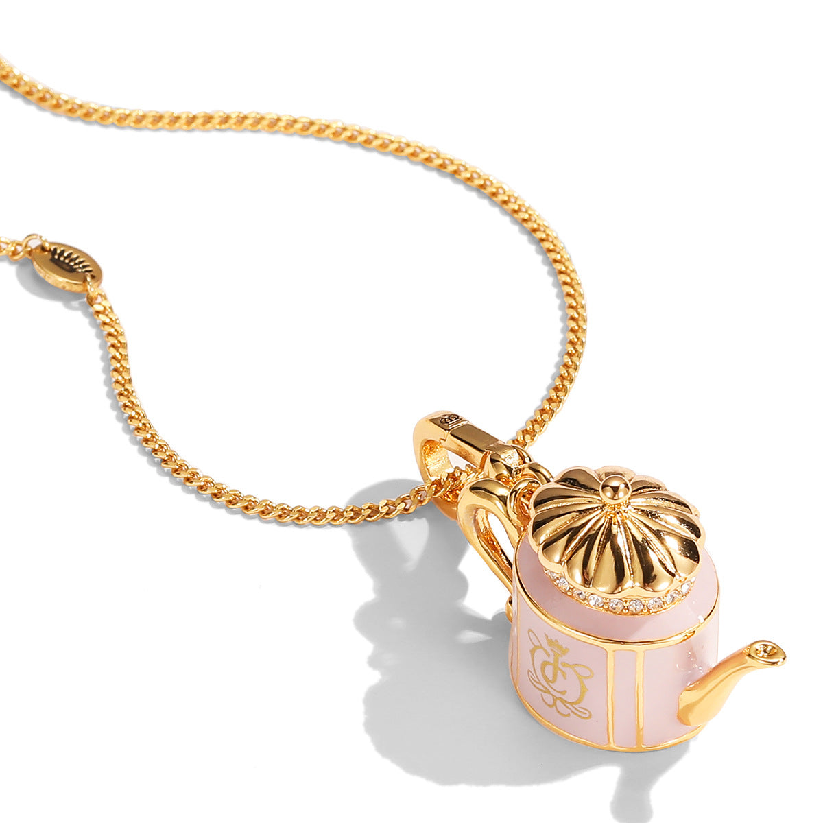 Enamel-Glazed Pendant - Teapot