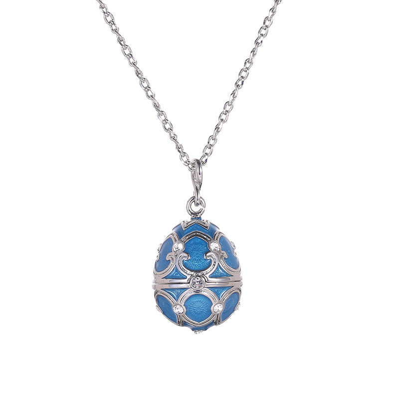 Enamel-Glazed Pendant - Treasure Egg