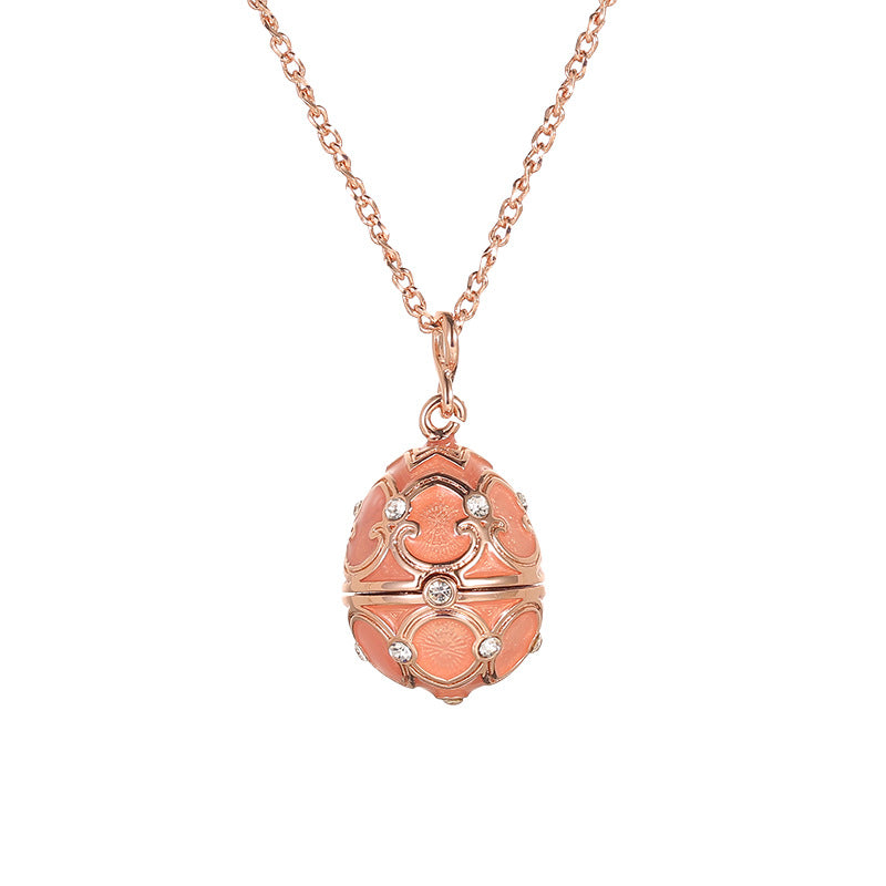 Enamel-Glazed Pendant - Treasure Egg